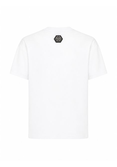 T-shirt con strass PHILIPP plein junior | F6PHJGTH022002